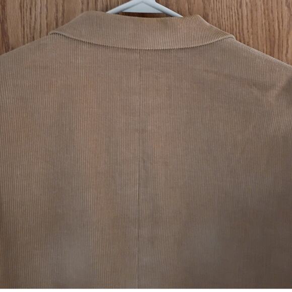 VNTG Dockers Tan Corduroy Blazer 38R Y2K Old Money Classic Fall Quietlux Heritag - Picture 8 of 10